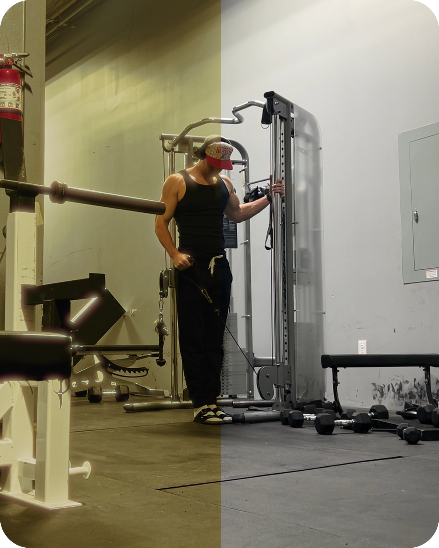 iPhone Cinematic Green Gym LUT