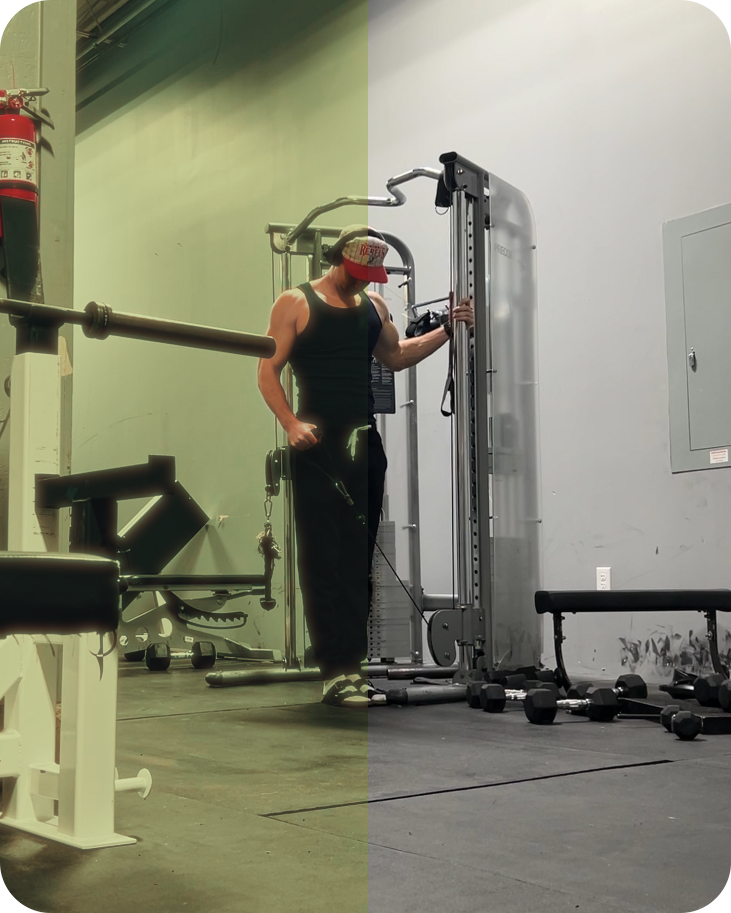 iPhone Cinematic Teal & Orange Gym LUT