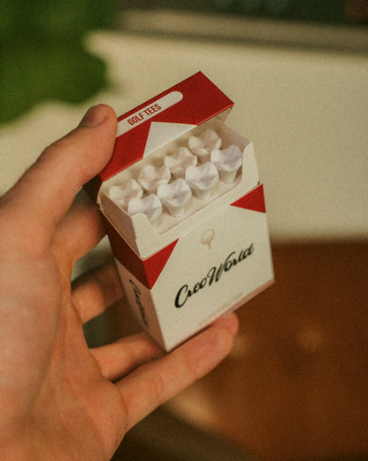 Golf Tees Cig Box (8 Pack)